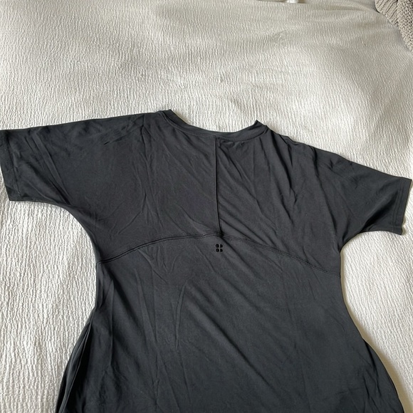 Sweaty Betty Rhea Midi Shirt Dress Travel Airport Black Size XXS Comfy Soft - Picture 11 of 12